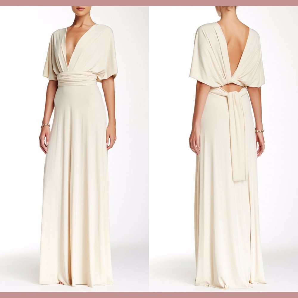 NEW  Issue New‎ York 'Convertible' Sash Detail Gown
